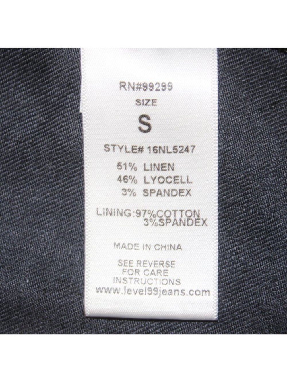 Level 99 Blazer Jacket Sz S Green Black Camo Collared One Button Linen Lyocell - Picture 6 of 9